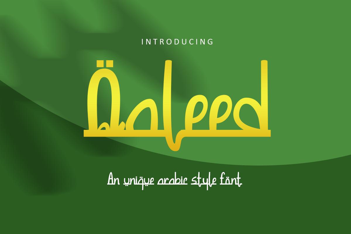 Qaleed Font