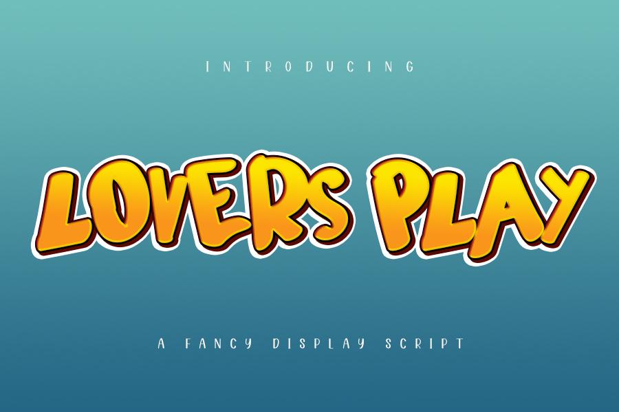 Lovers Play Font