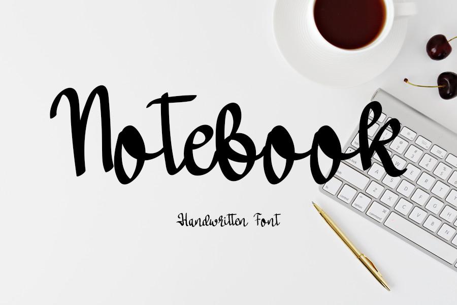 Notebook Font