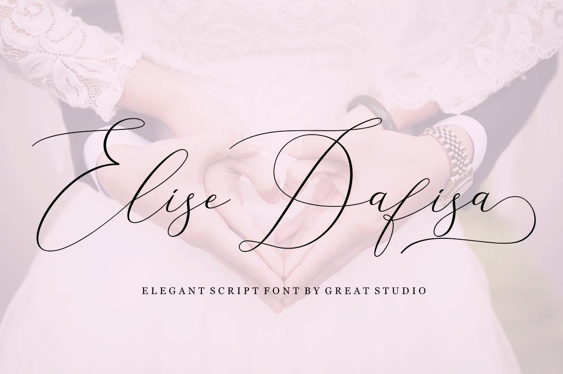 Elise Dafisa Script Font