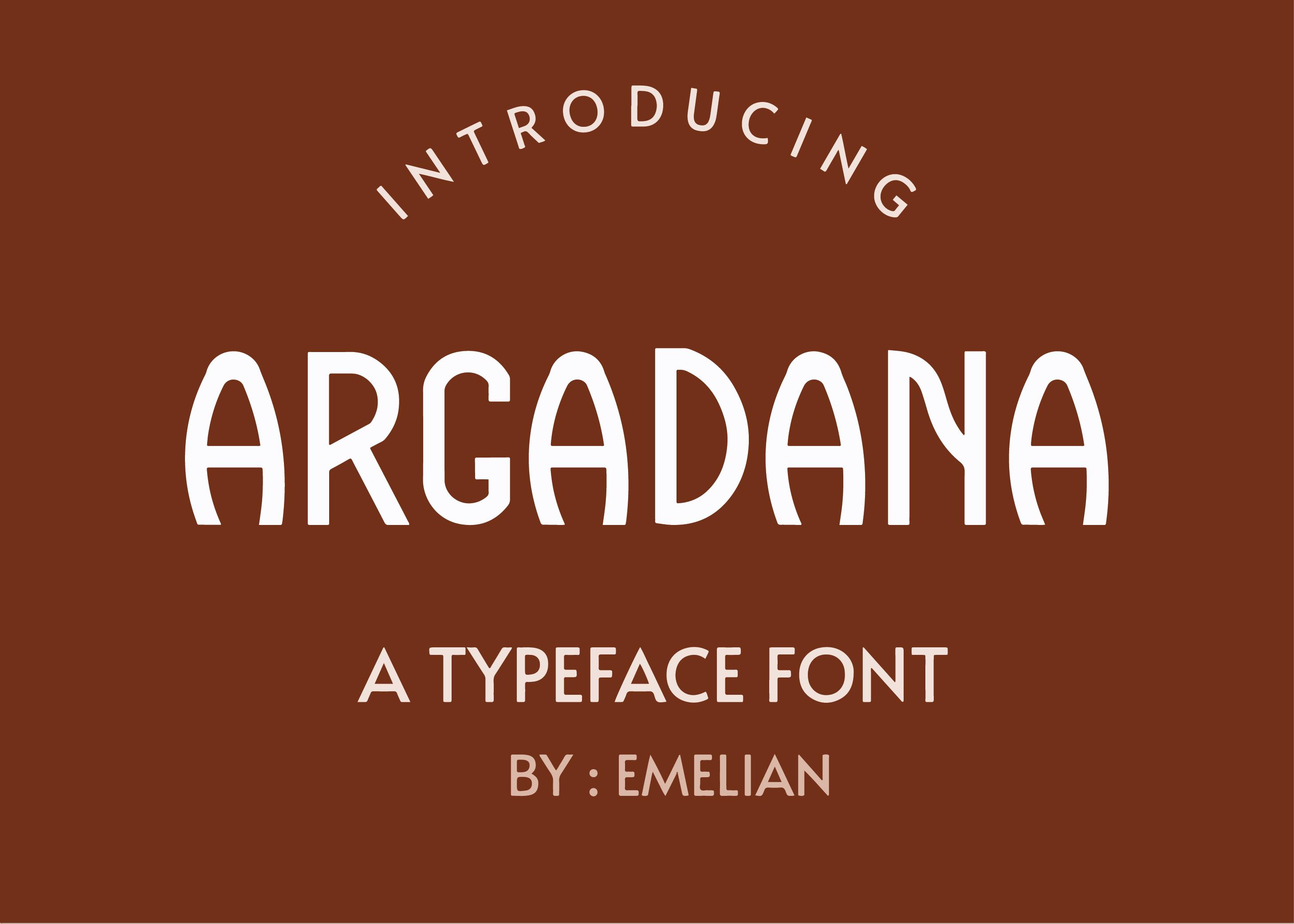 Argadana Font