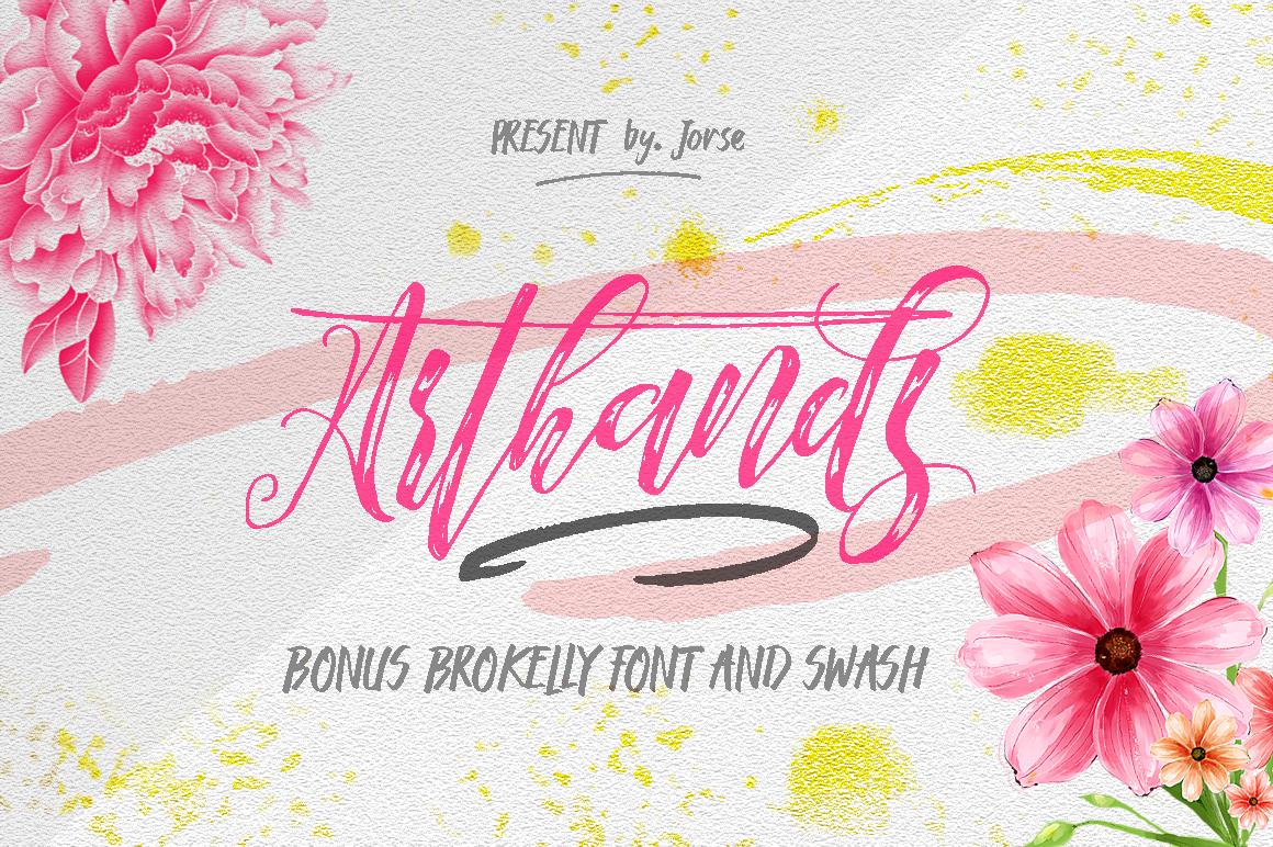 Arthands Font
