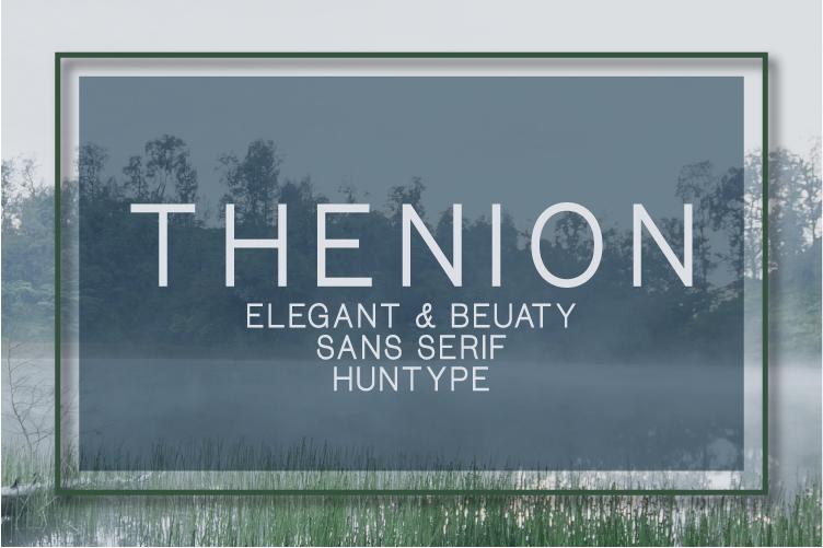 Thenion Font