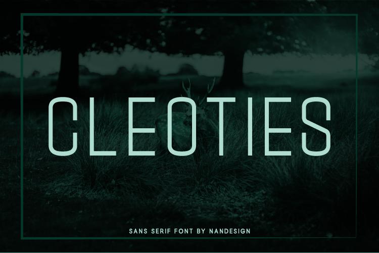 Cleoties Font