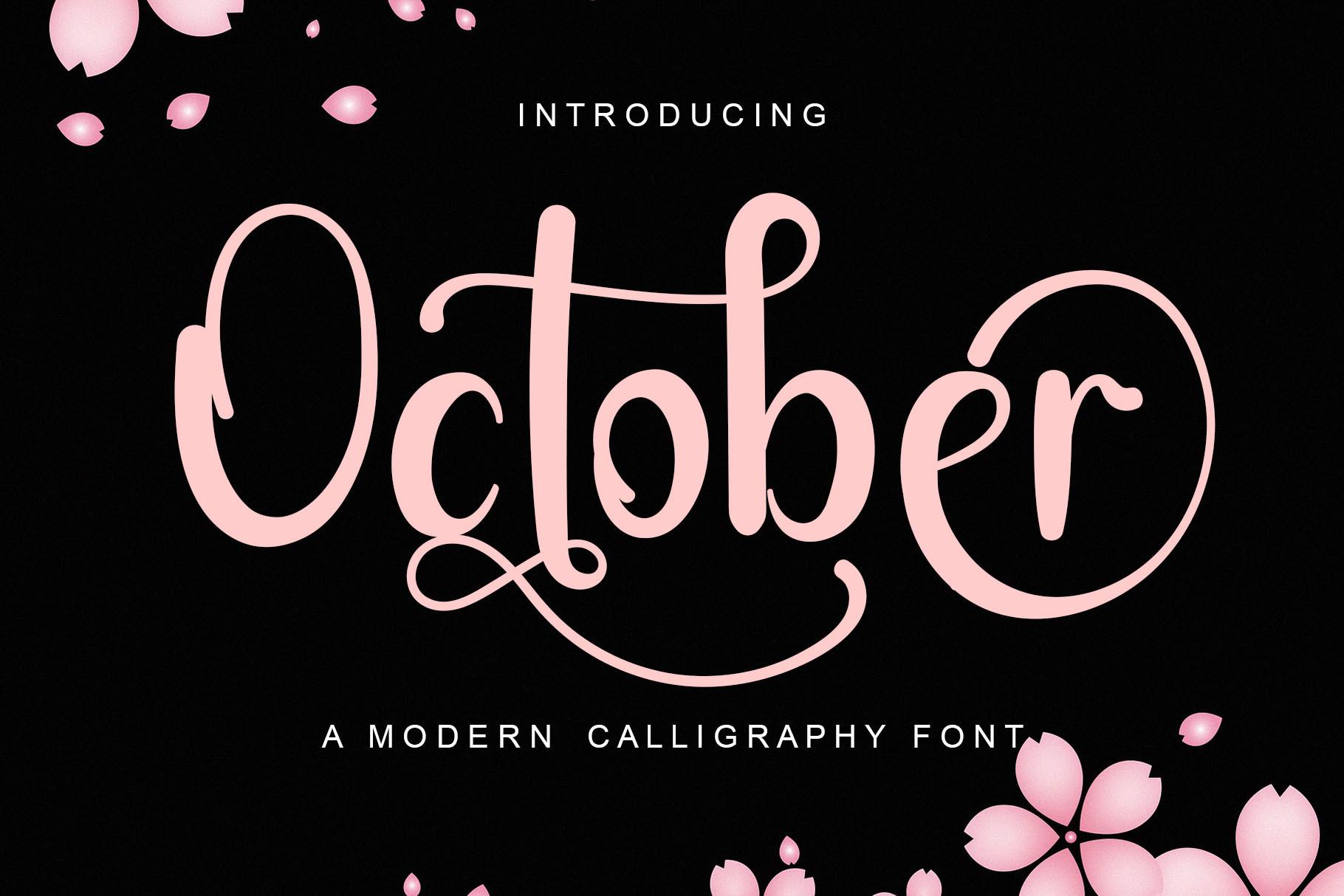 October Font