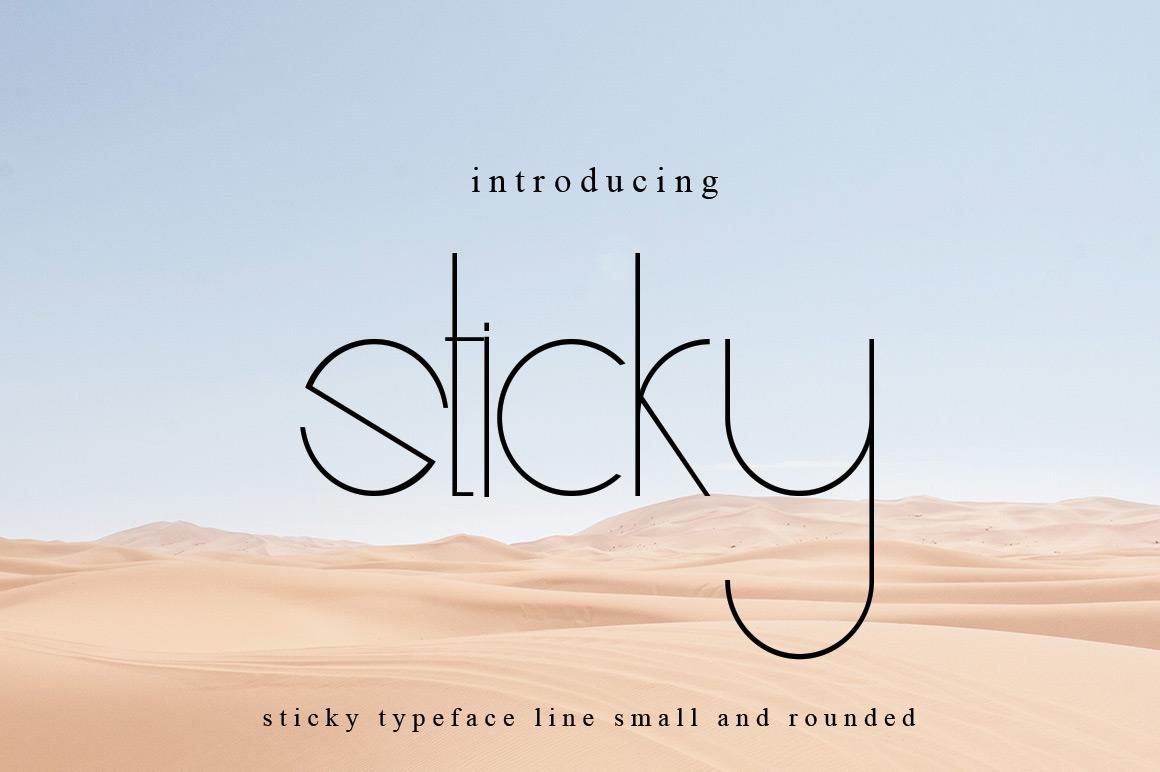 Sticky Font