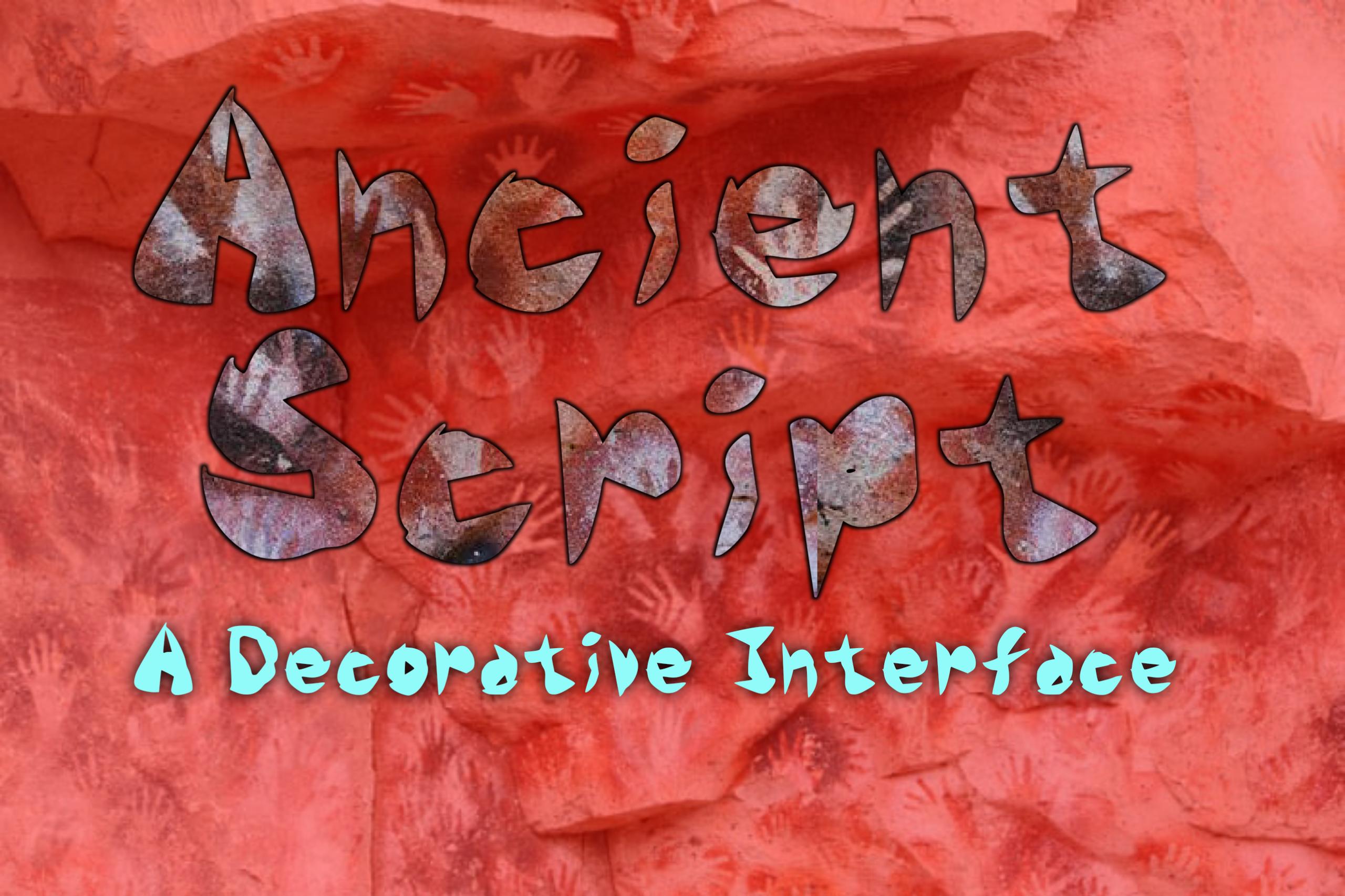 Ancient Script Font