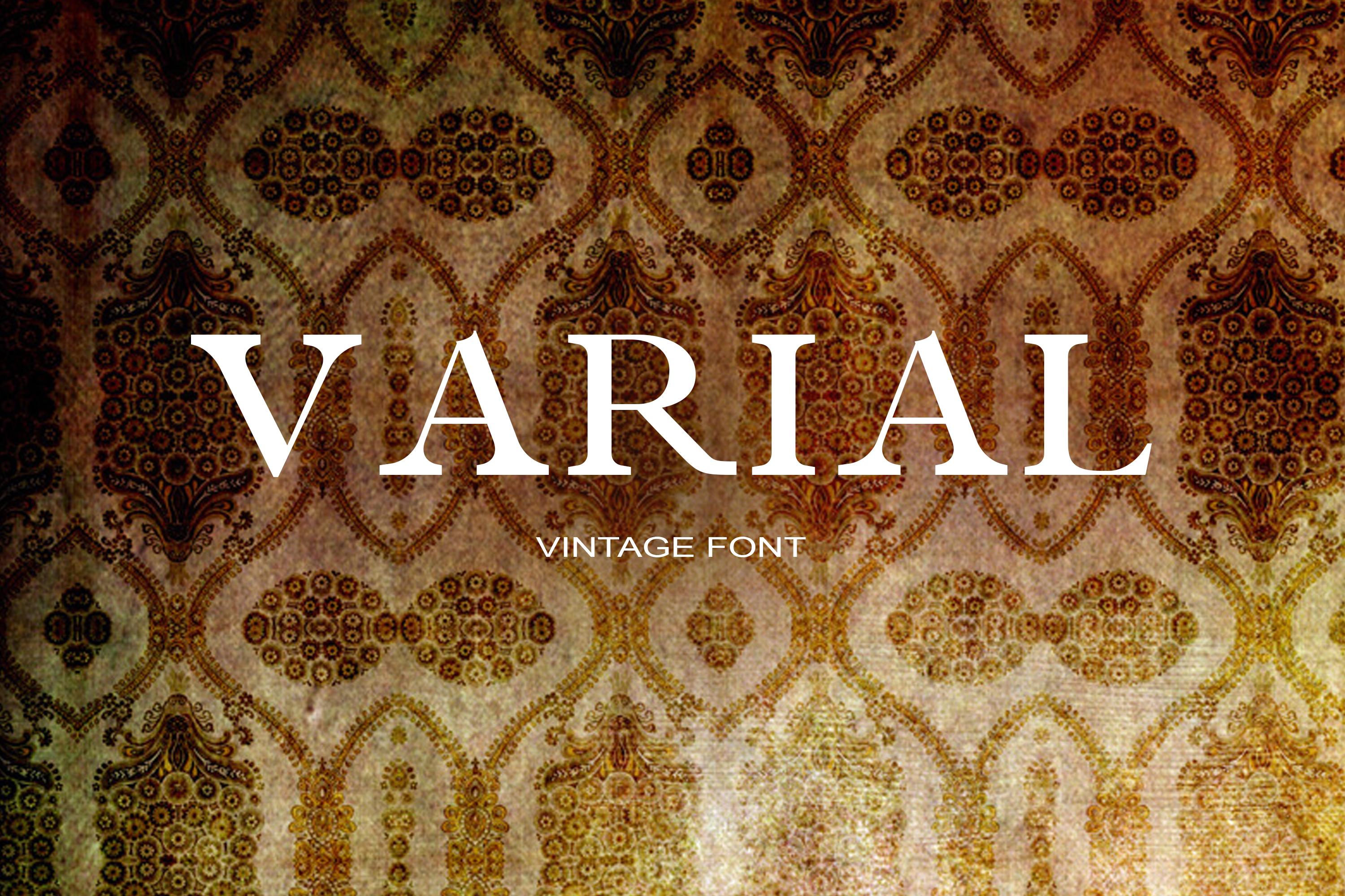 Varial Font