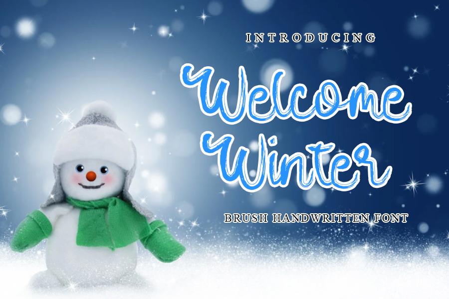 Welcome Winter Font
