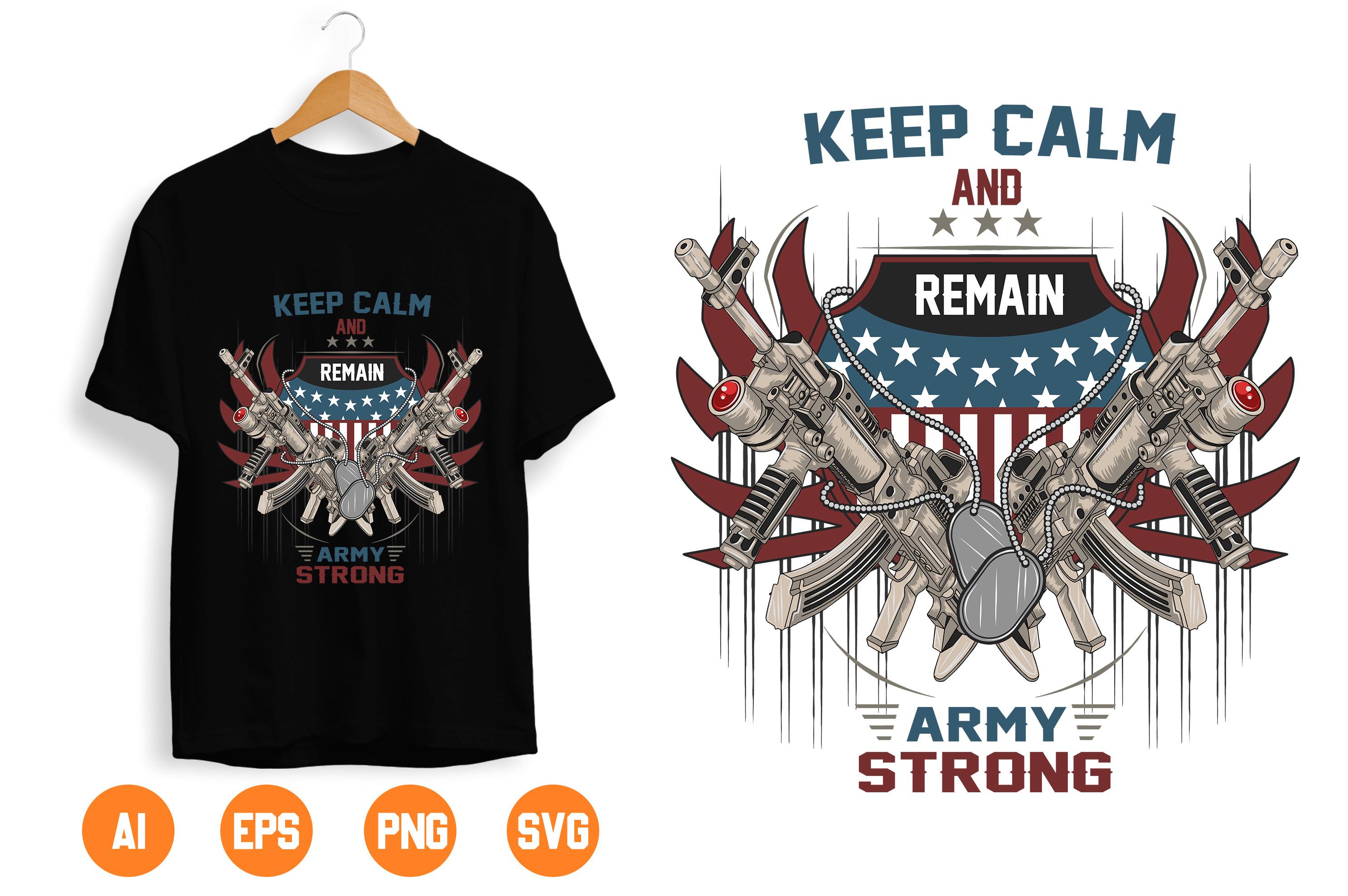USA Army T-shirt Design 84