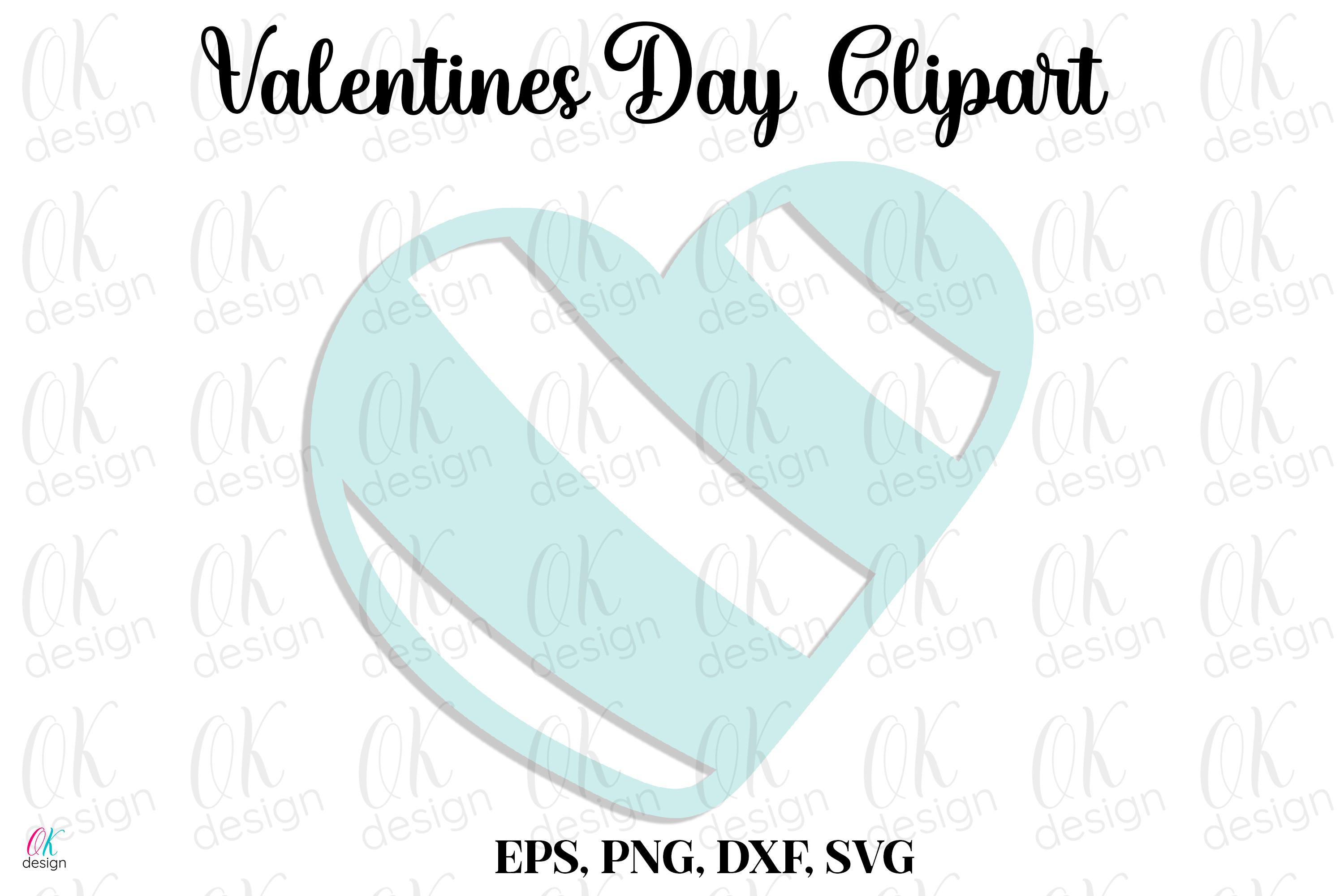 Valentines Clipart SVG, DXF, PNG Files.