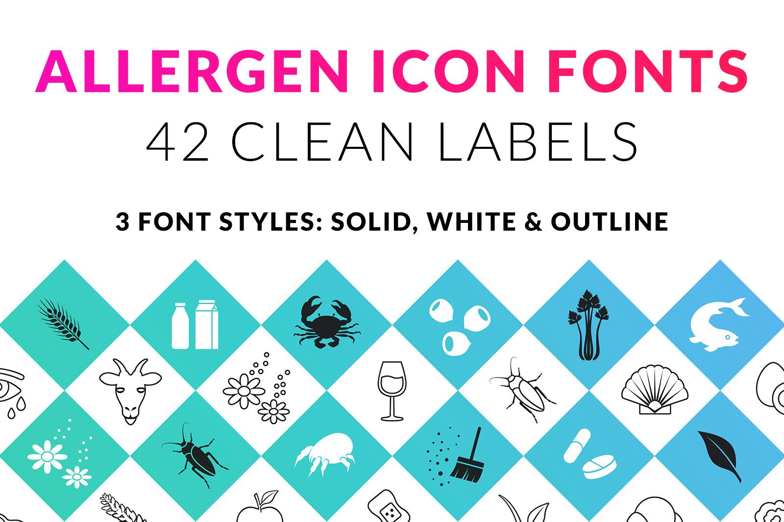 Food & Allergen Font