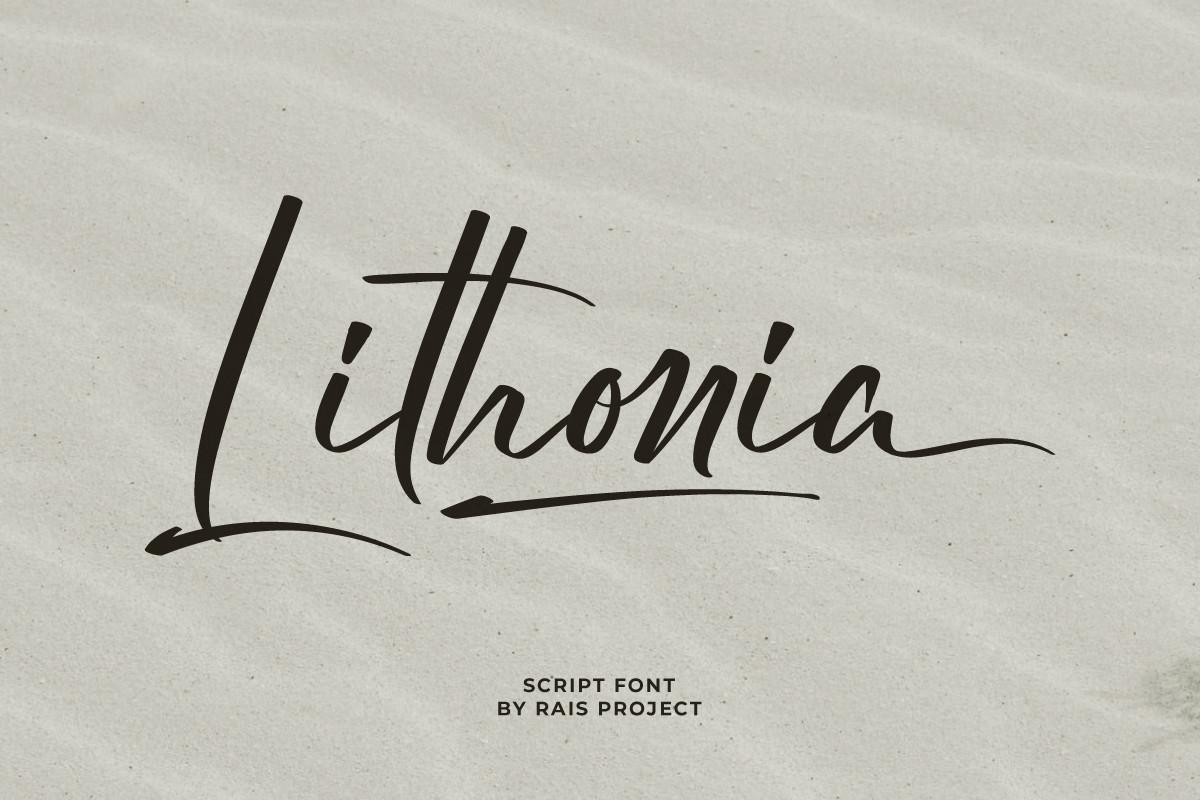 Lithonia Calligraphy Font