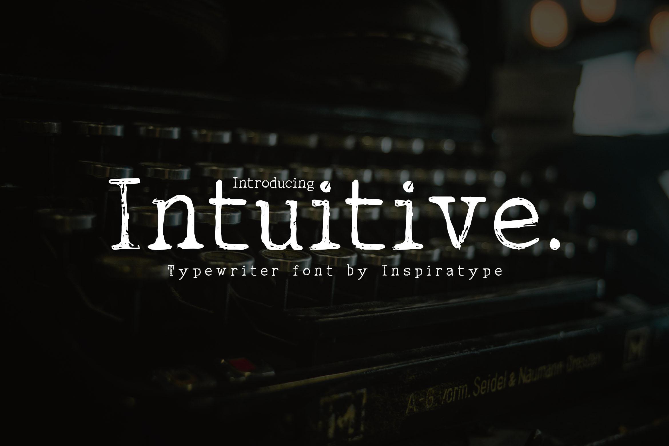 Intuitive Font