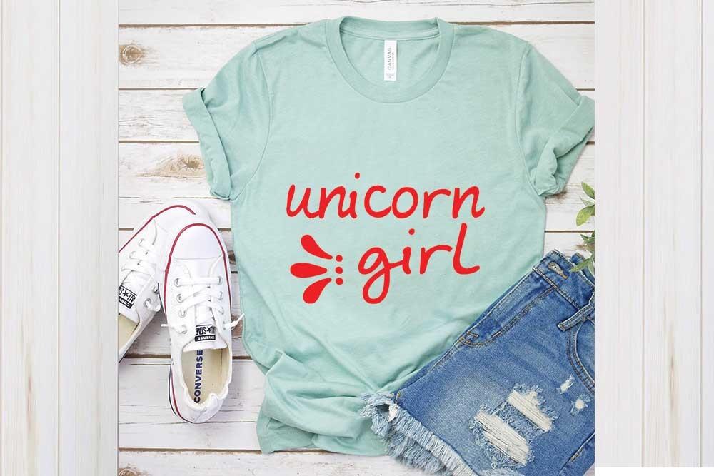 Unicorn Svg Design, Unicorn Girl