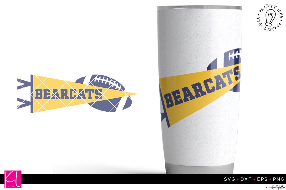 Bearcats Football Pennant