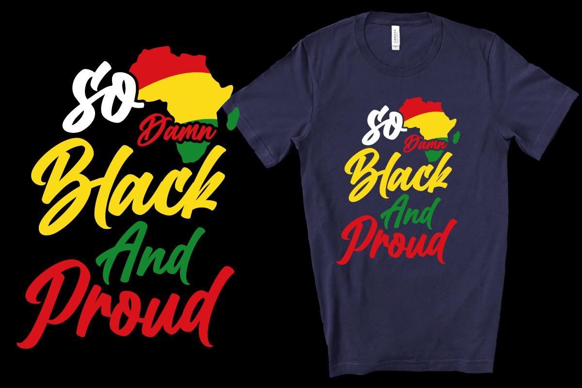 Black History T-Shirt Design