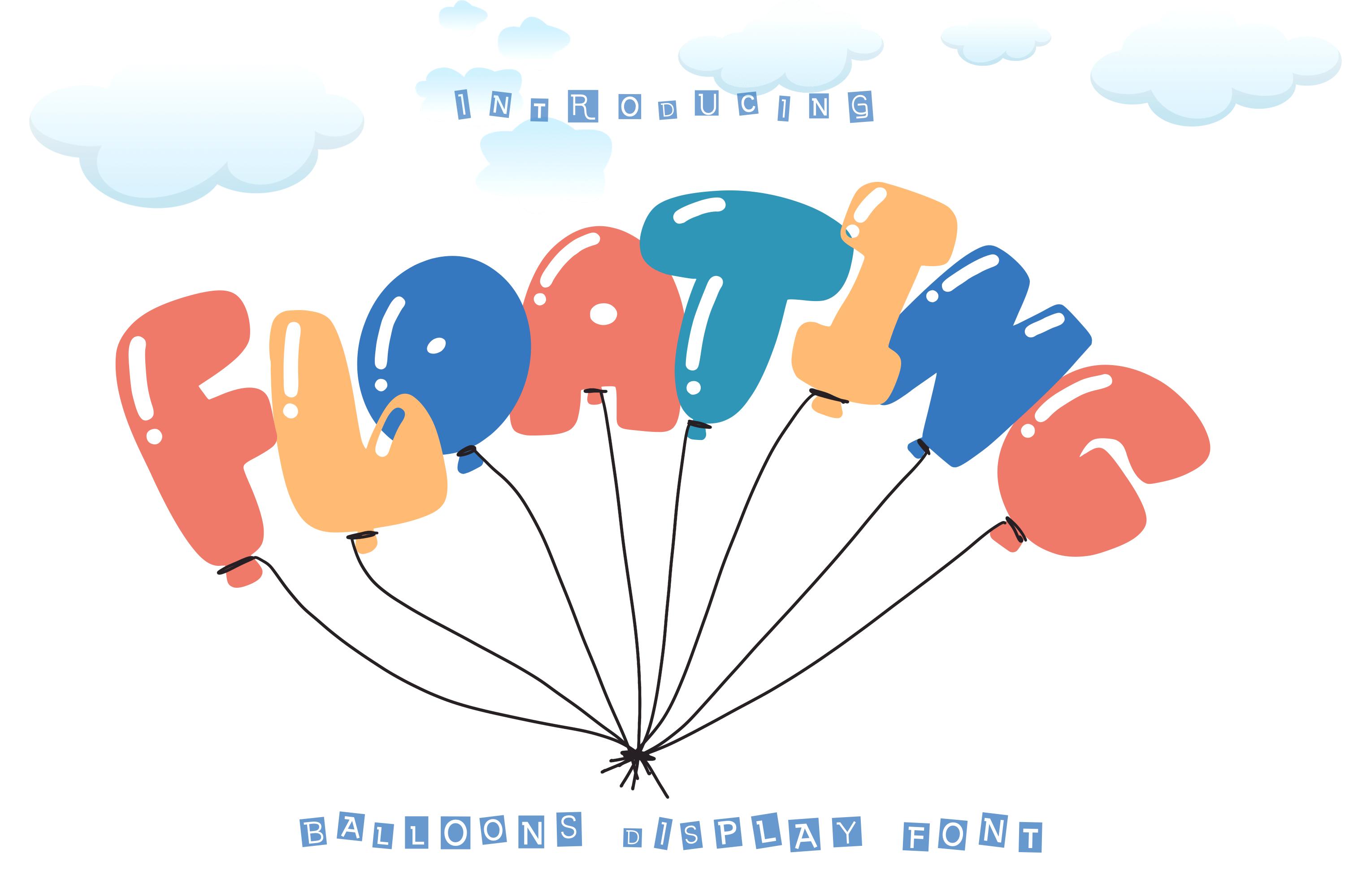 Floating Font