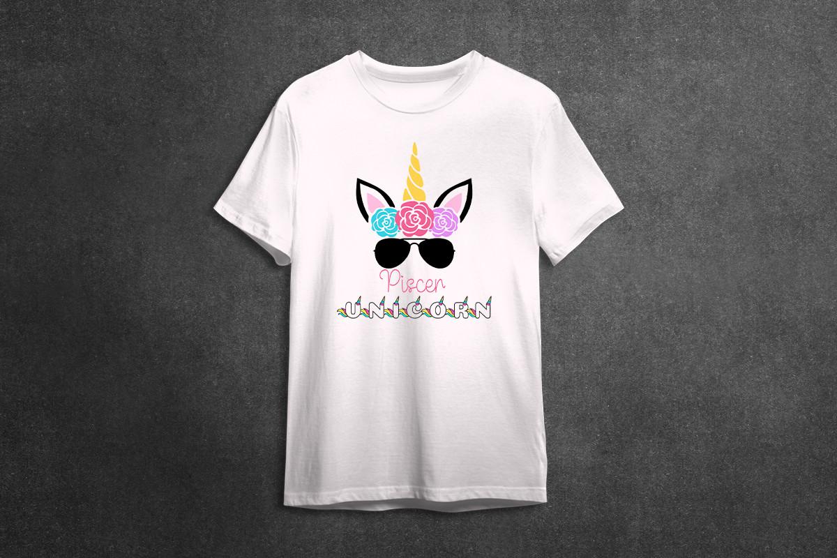 Piscer Unicorn Birthday SVG Files