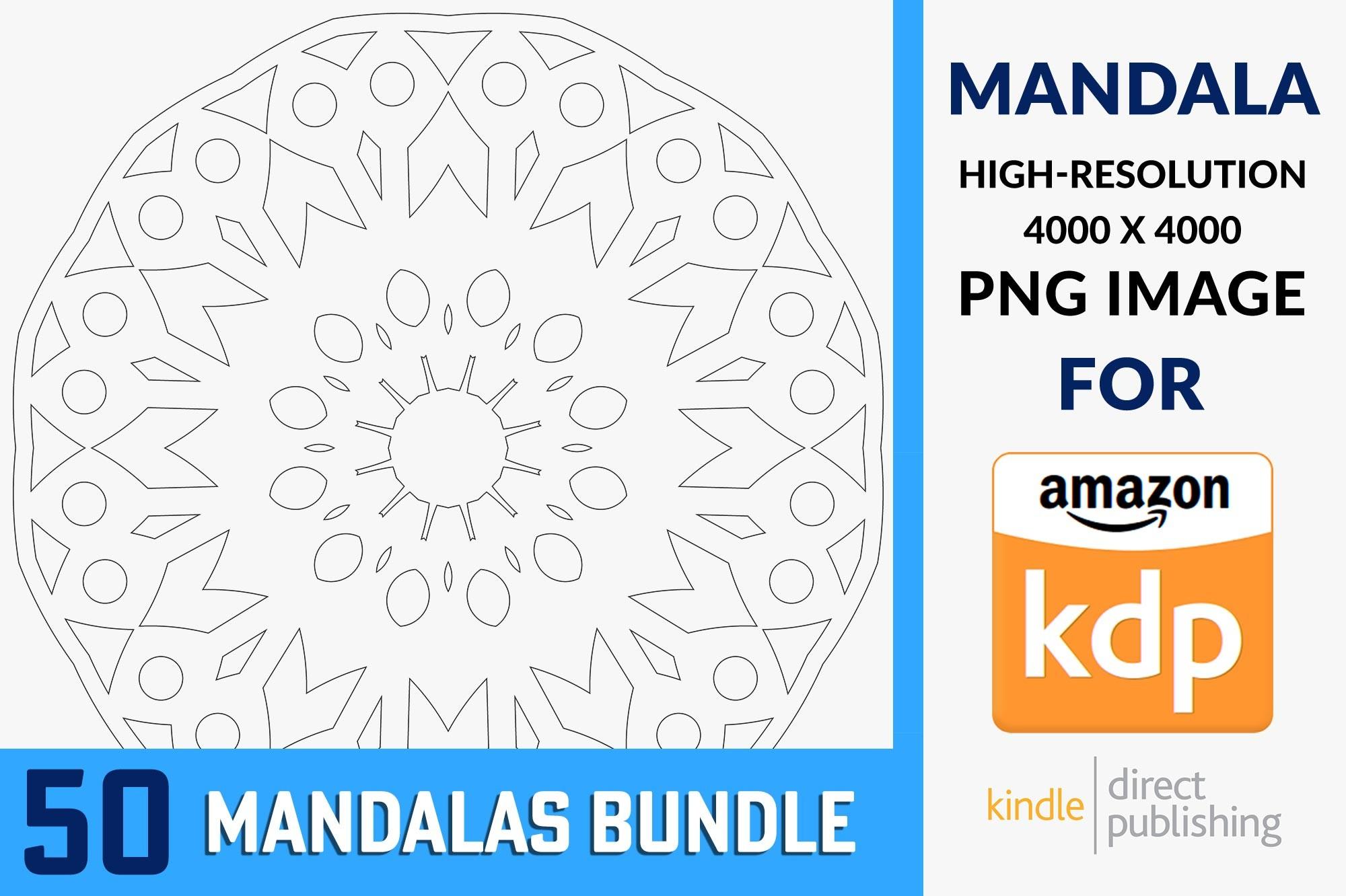 50 Mandalas Bundle for KDP Book