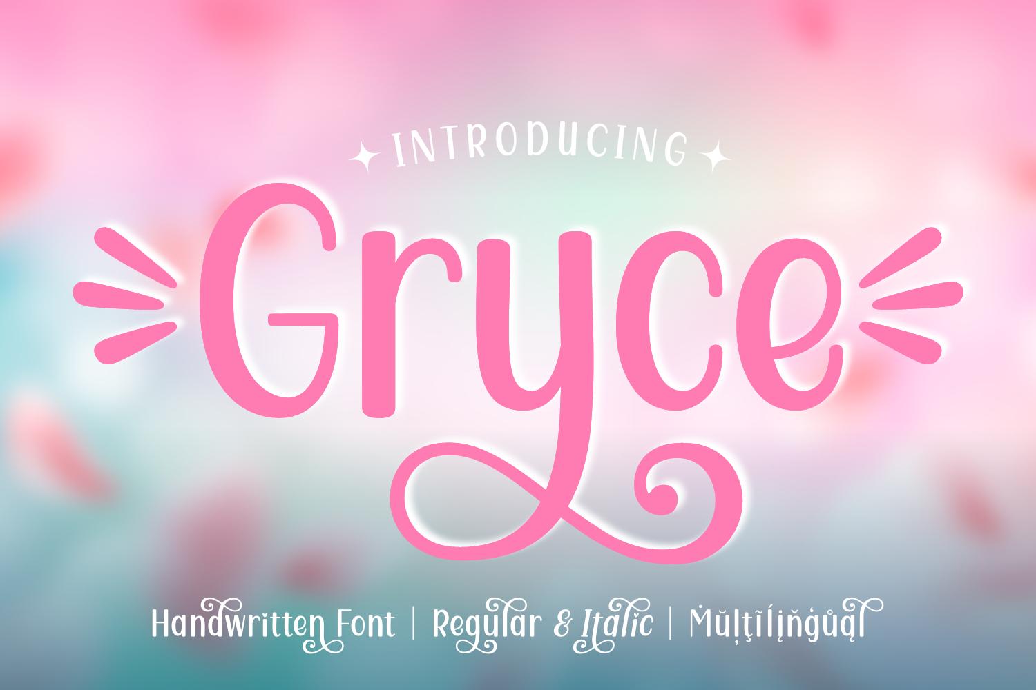 Gryce Font