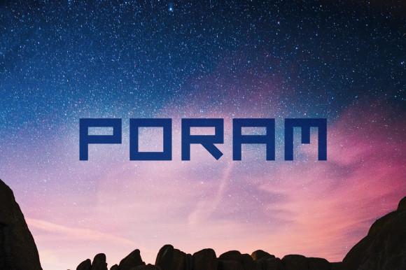 Poram Font