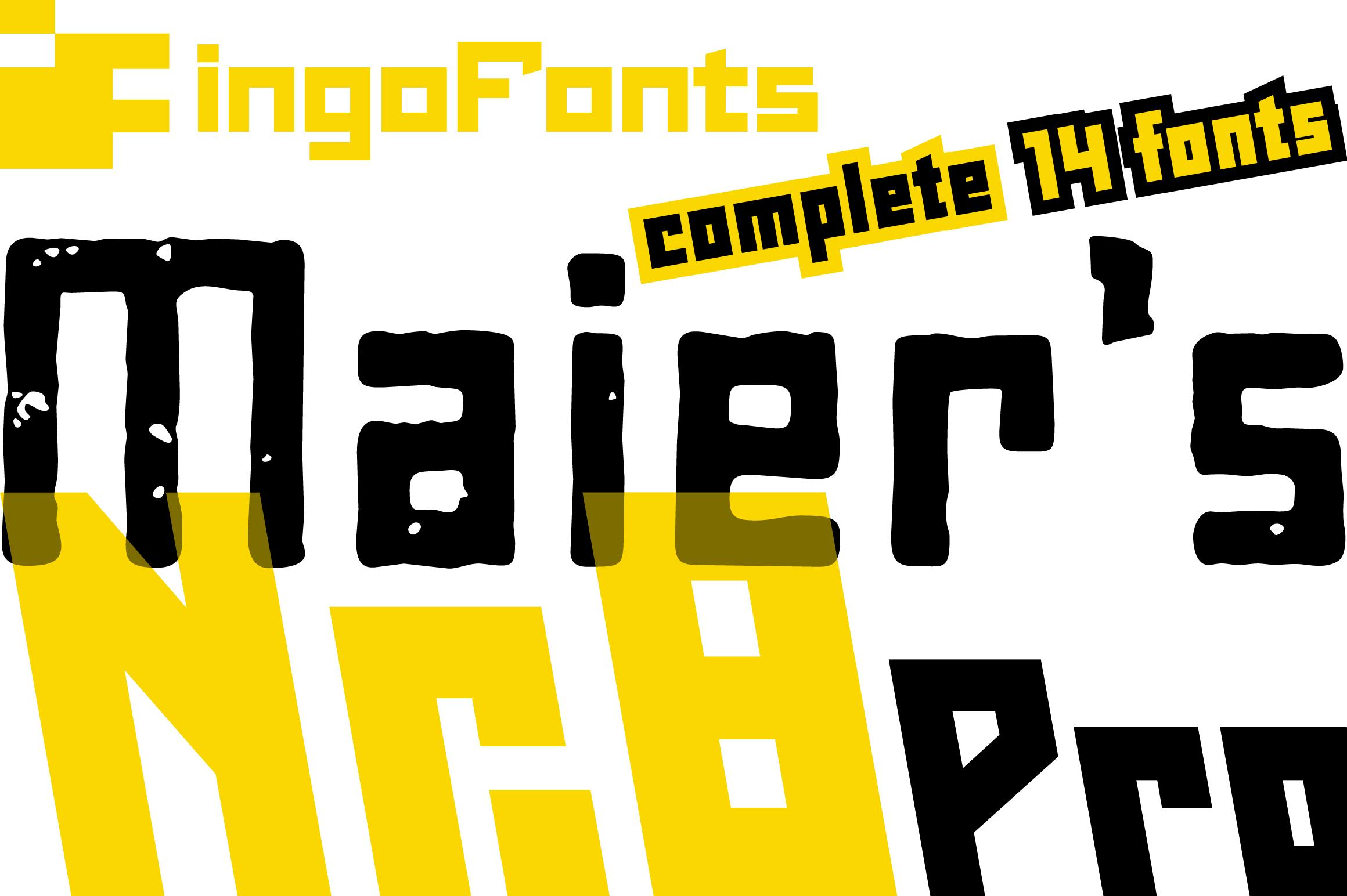 Maier's Nr. 8 Duo Font