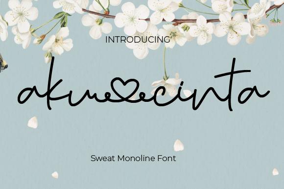 Aku Cinta Font