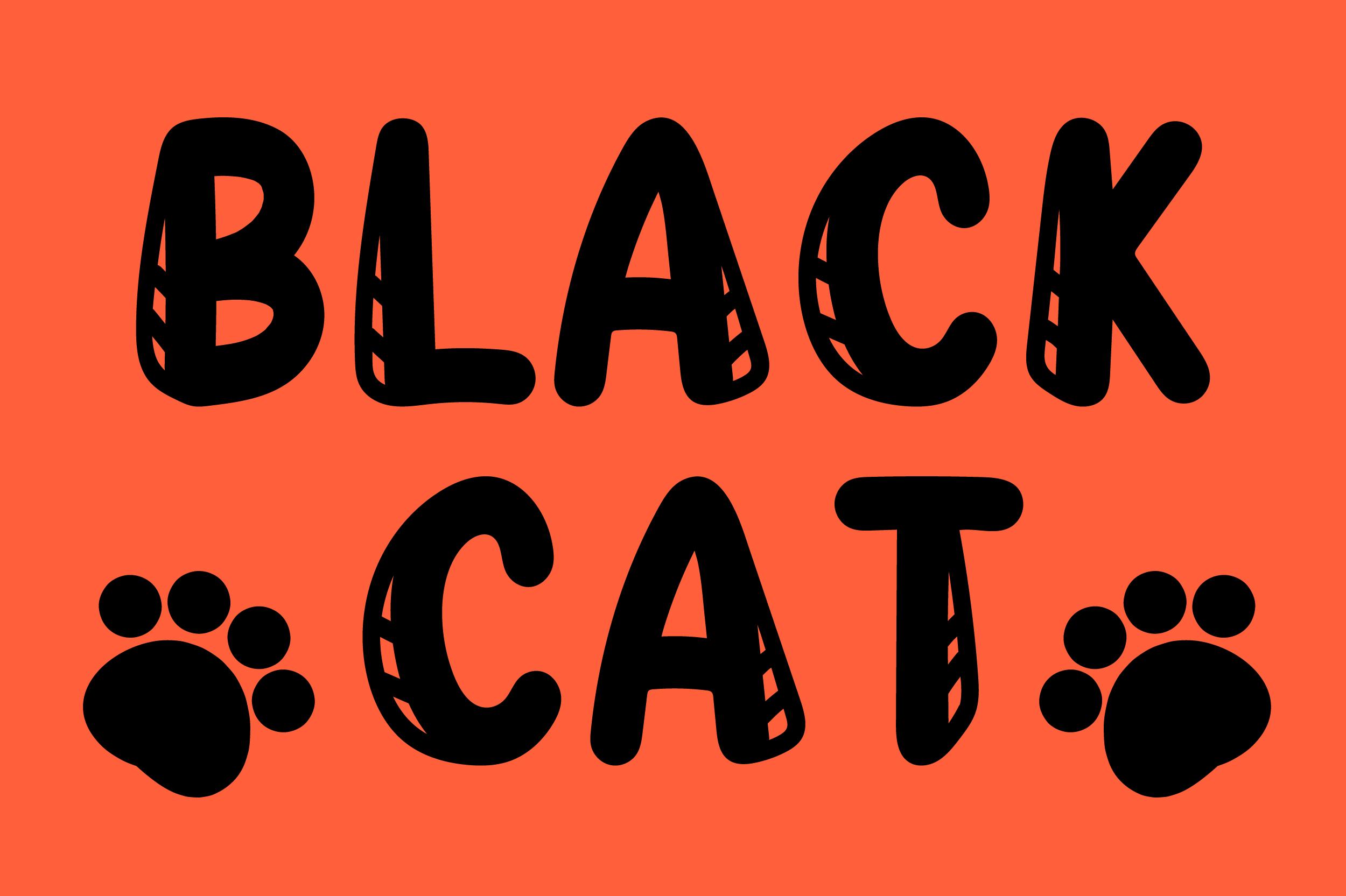 Black Cat Font