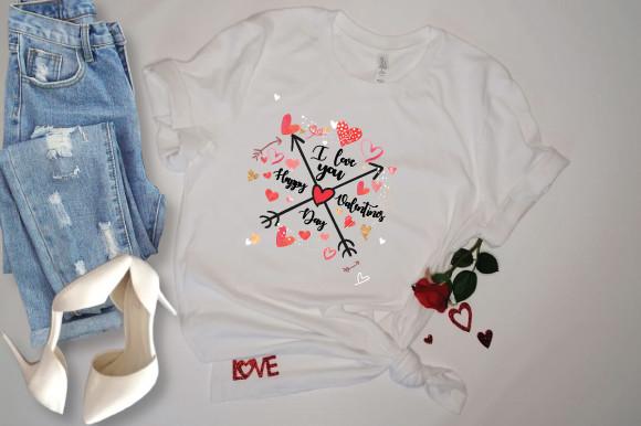 I Love You Valentine T-shirt Design