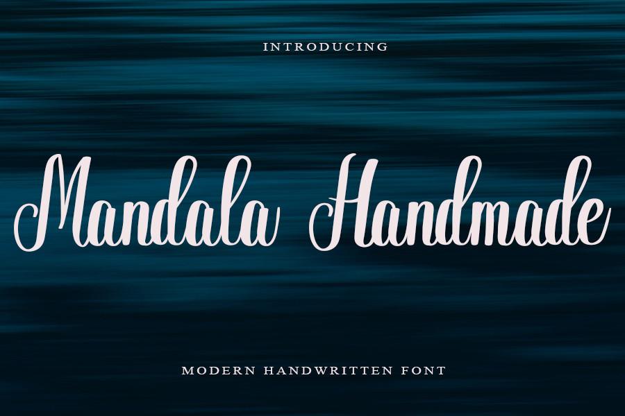 Mandala Handmade Font