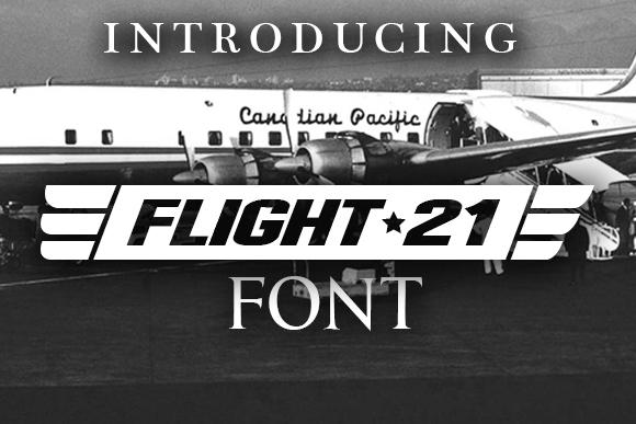 Flight 21 Font