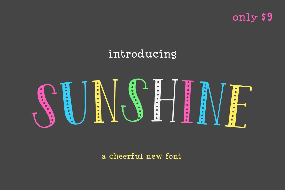 Sunshine Font
