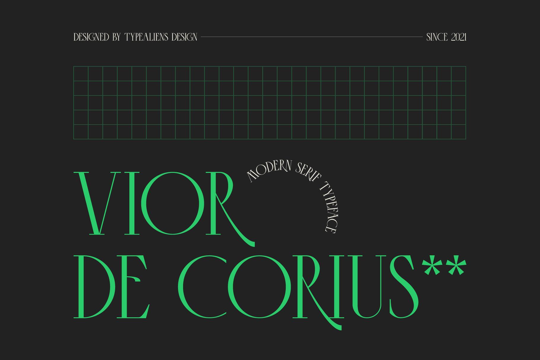 Vior De Corius Font
