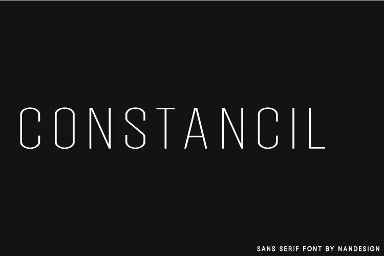 Constancil Font