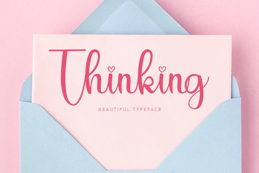 Thinking Font