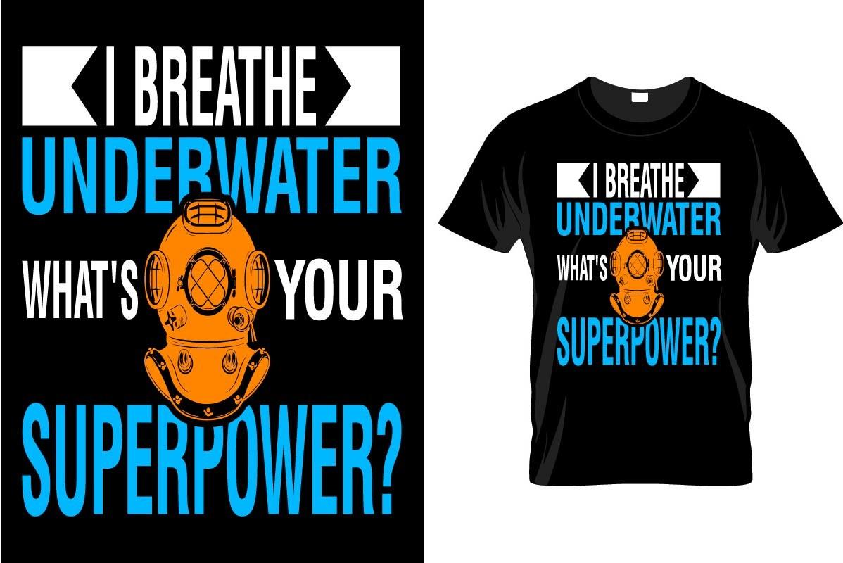 Scuba Diving T-Shirt Design