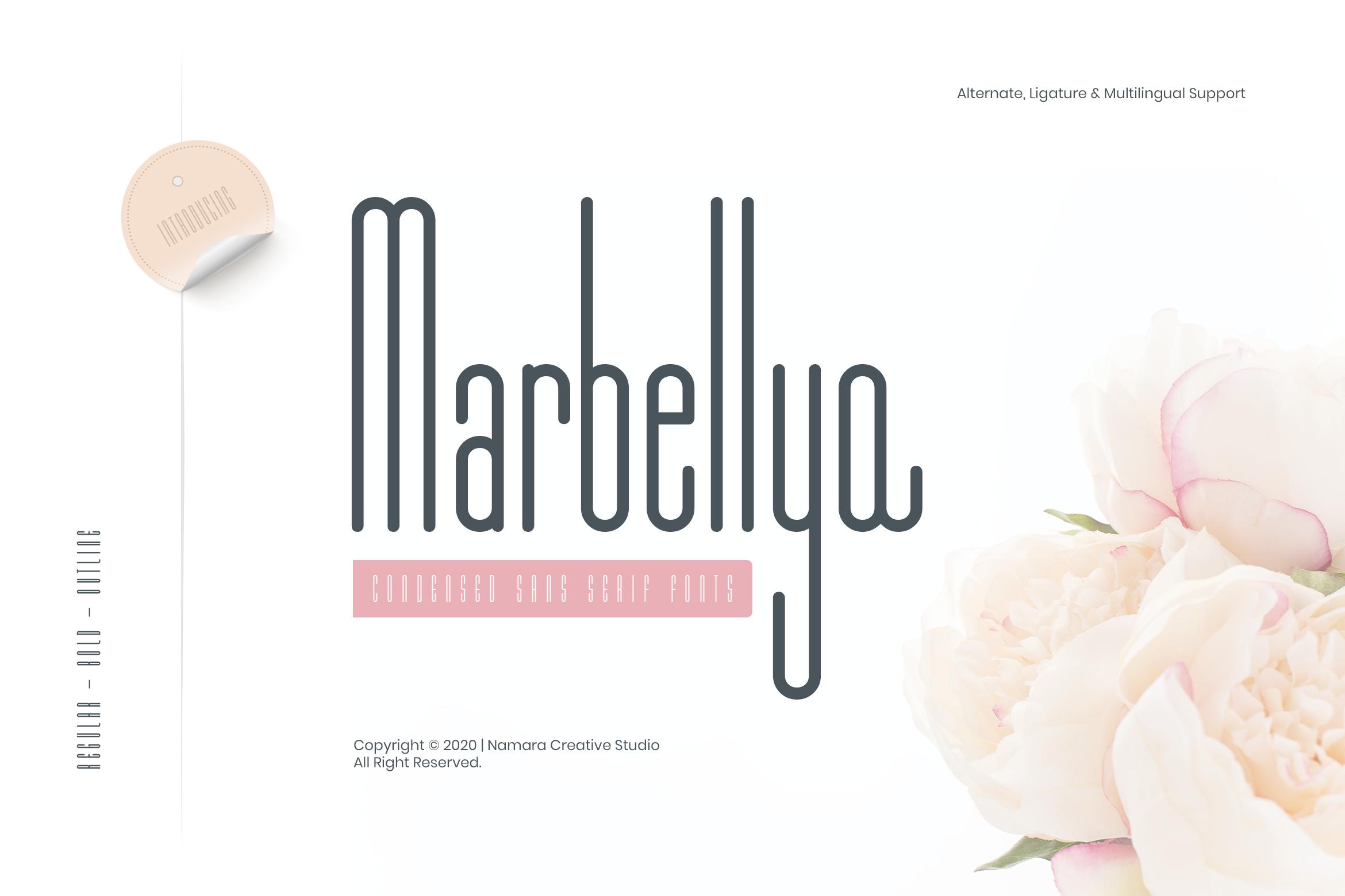 Marbellya Font