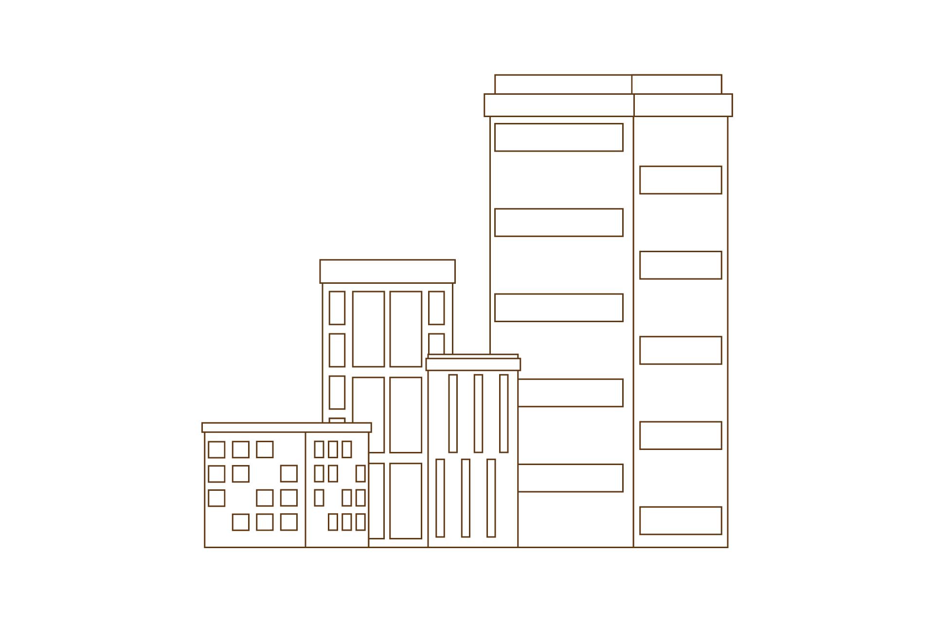 City Scapes Graphics - Line Style
