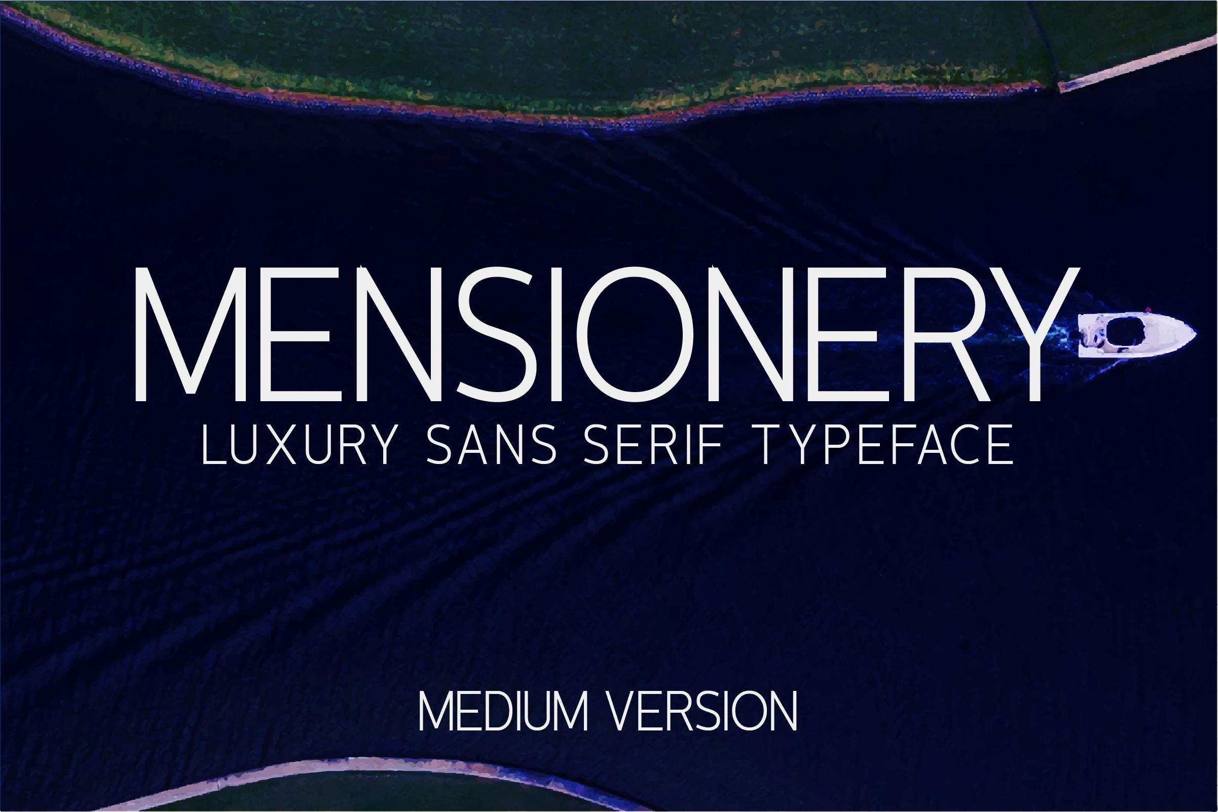 Mensionery Medium Font
