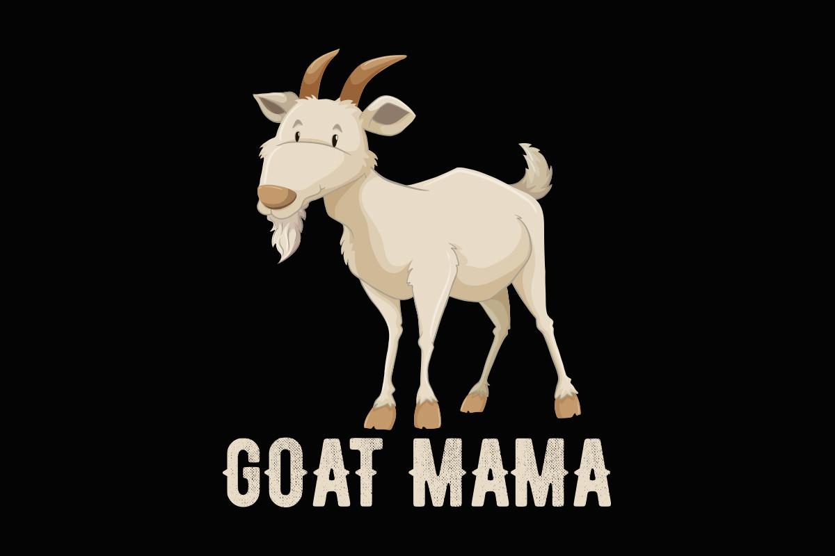 Goat Mama T-Shirt Design