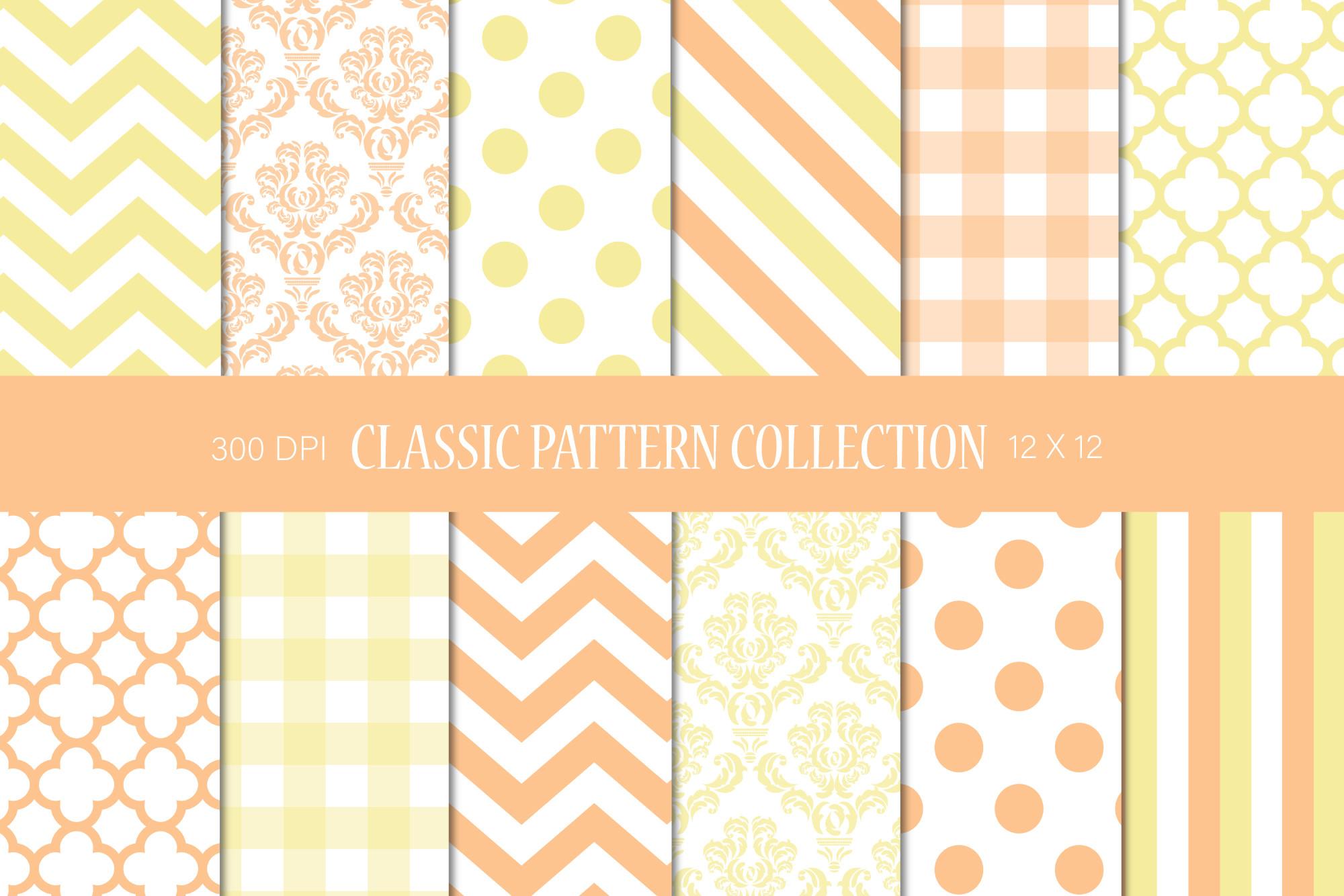 Orange & Yellow Geometric Patterns