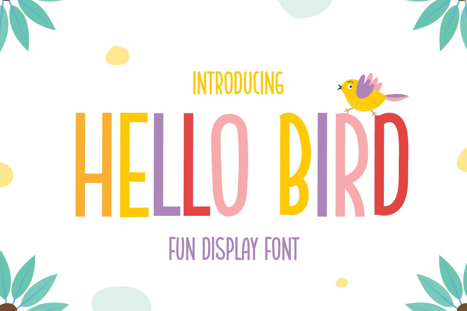 Hello Bird Font