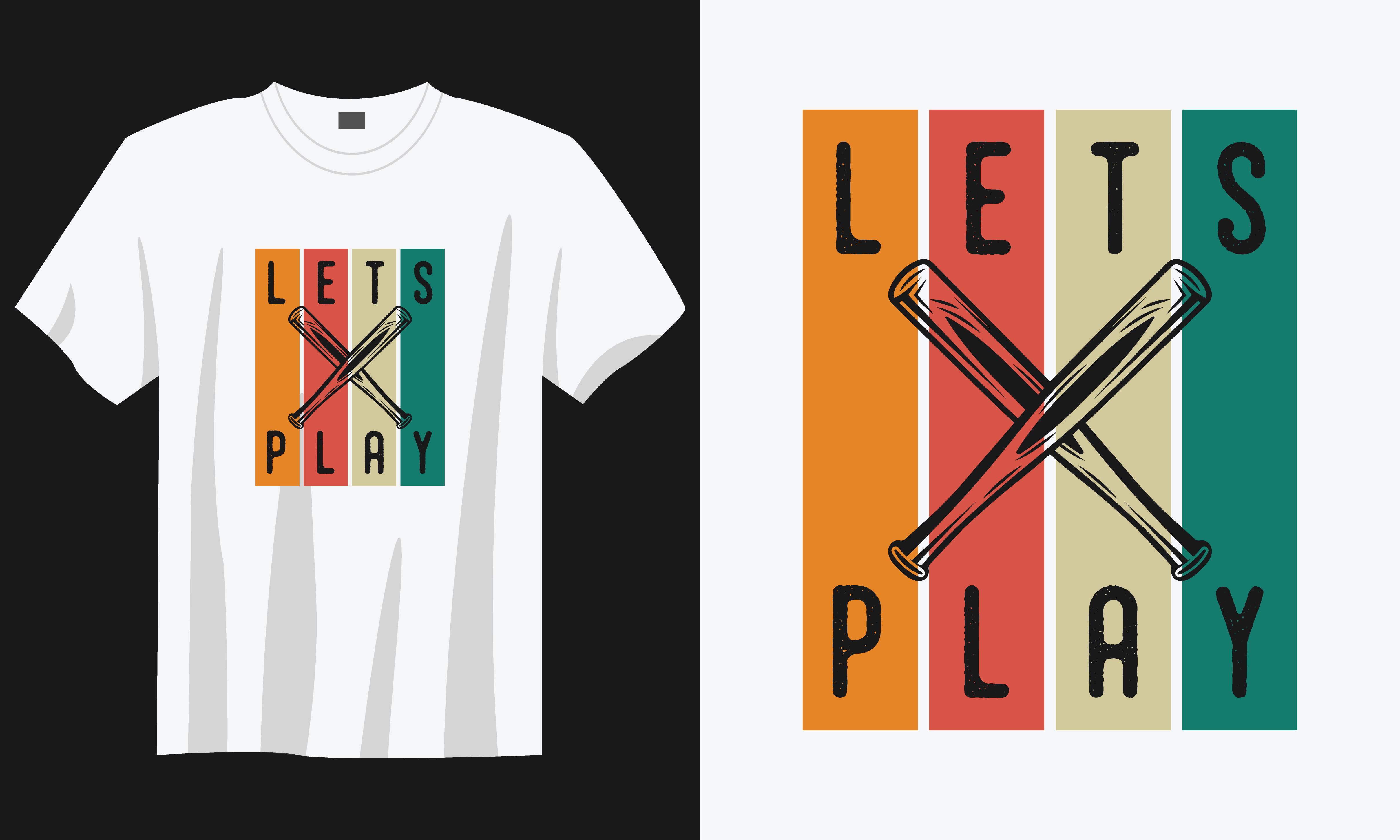 Baseball T-shirt Design, Baseball SVG