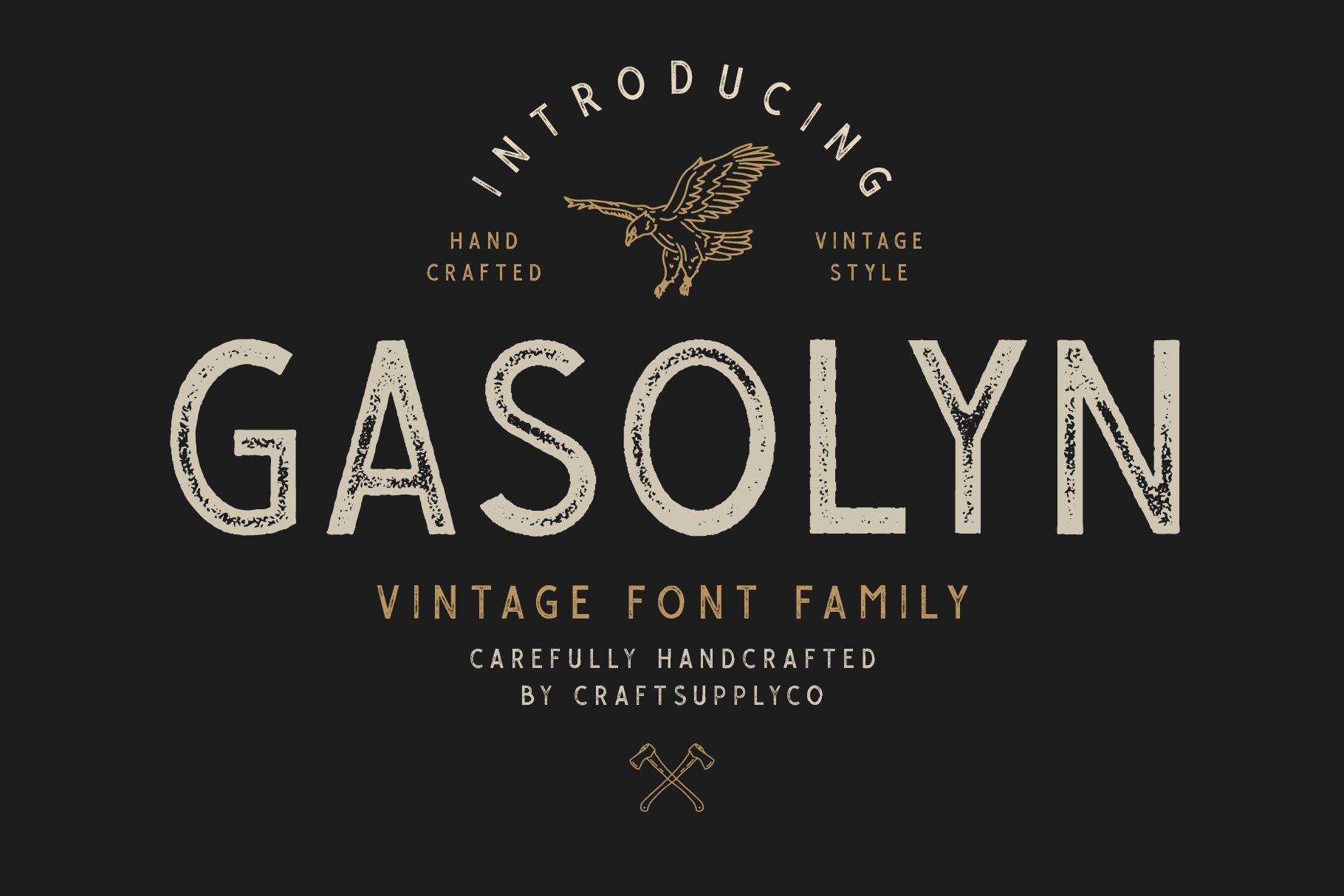 Gasolyn Family Font
