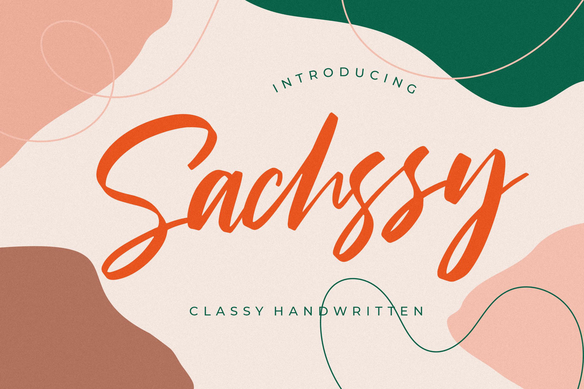 Sachssy Font