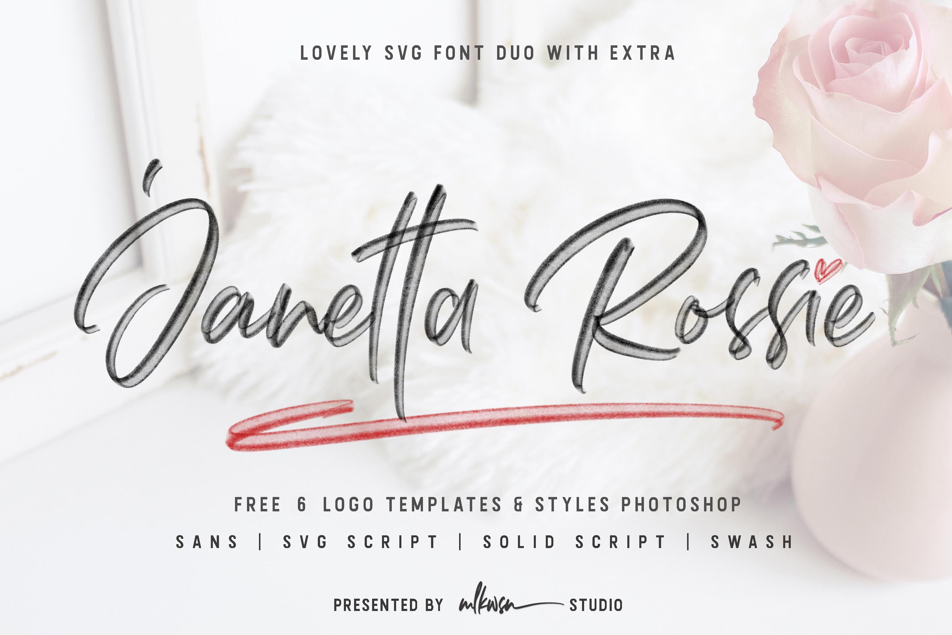 Janetta Rossie Duo Font