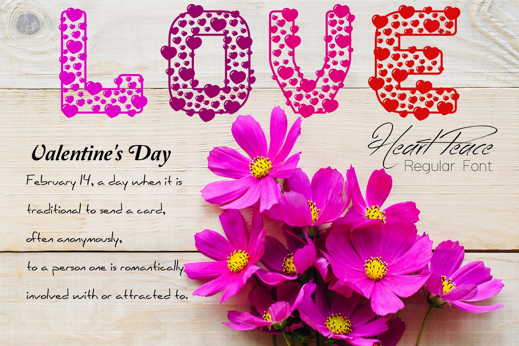 Heart Peace Font