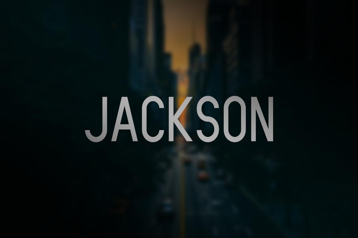 Jackson Font