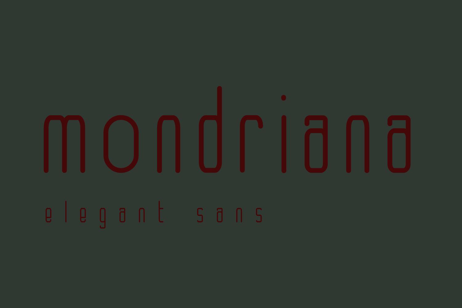 Mondriana Font